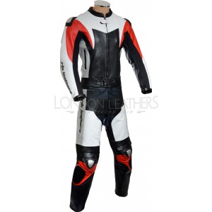 SALE - RTX ASSASSIN Red Black Motorcycle Leather Two Piece Suit